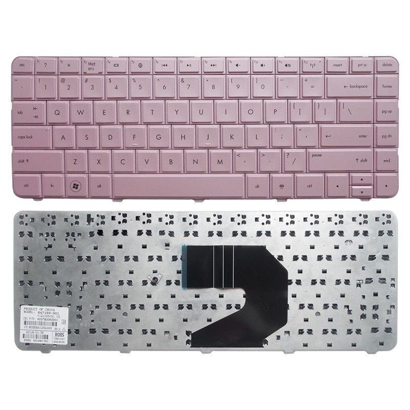 

Ru/Sp/Fr for HP G4 1000-1408 1212 1116 1117 Keyboard HSTNN-Q72C (Genuine goods) (pink) [new]]