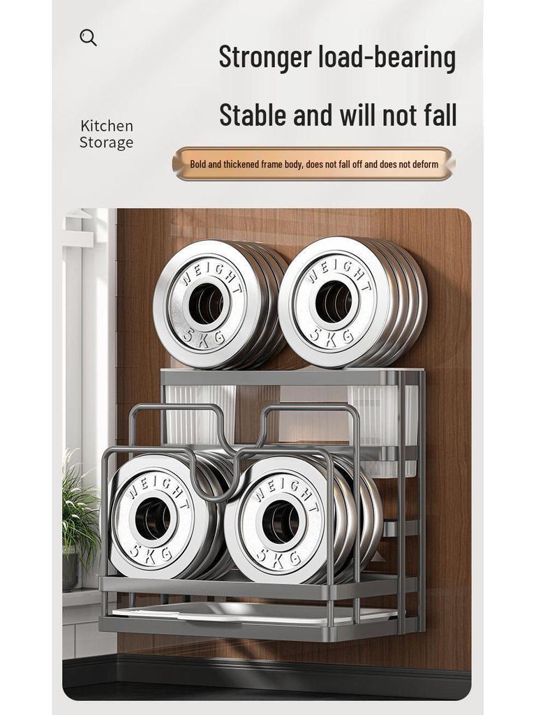 Multifunktionaler Küchenmesser-, Essstäbchen- und Schneidebretthalter