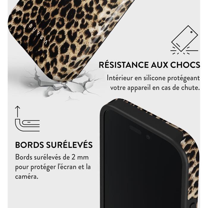 Coque - BURGA - Player - iPhone 16 - Léopard - Antichocs - MagSafe