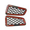 Carbon Fiber Style Dashboard Air Vent Outlet Cover Trims Fit For Honda Accord