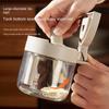 Seasoning Jar Leak-Proof Salt Storage with Spoon Kitchen Seasoning Jar with Lid for Kitchen Countertop Pantry Cabinet Home