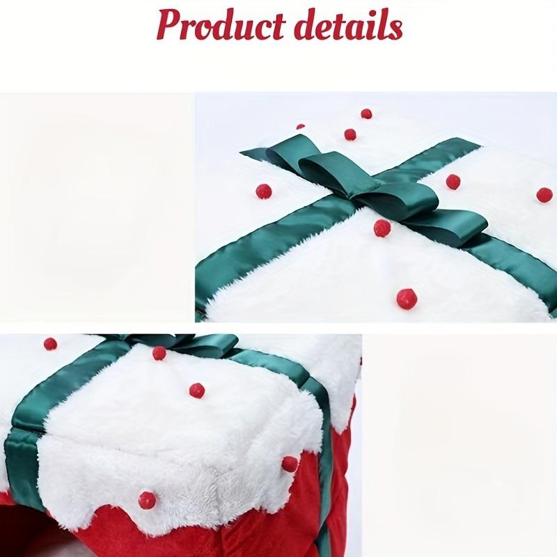 Cats Bed Warm Accessories Christmas Pet Supplies for Winter Dog Mat Products House Houses Habitats Things Goods Accessory Basket