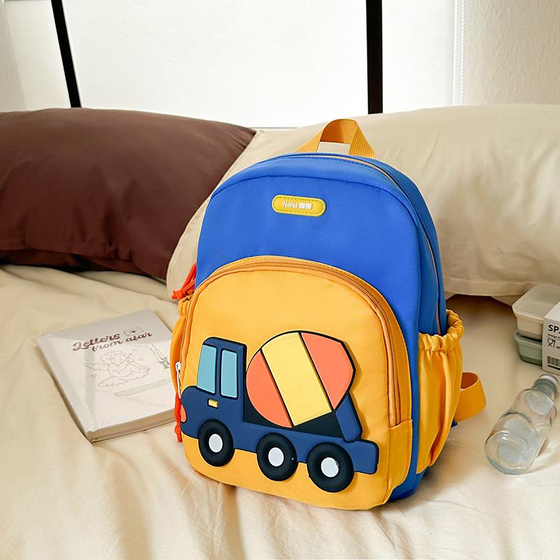 New Korean Style Fashion Cartoon Car Boys and Girls Lightweight Backpack Kindergarten School Bag Backpack