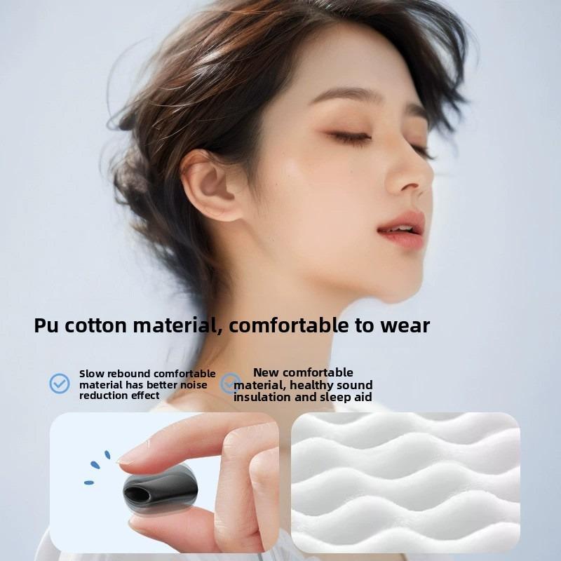 New Noise Reduction Sleep Earplugs Do Not Rise When Sleeping, Super Soft Anti-noise and Silent Sound Insulation Earplugs