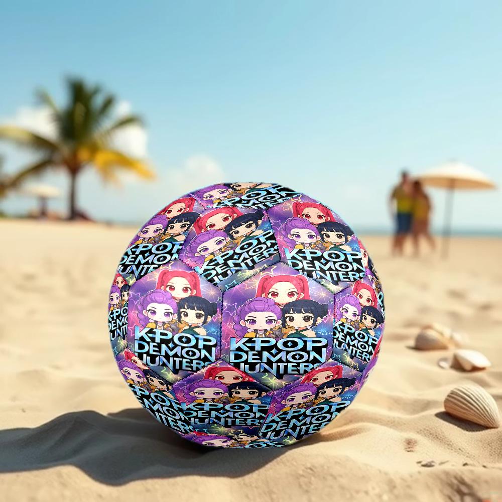 K Print Size 5 Soccer Ball, Standard Match Football for Sports Game and Team Practice, Ideal Gift for Soccer Fans