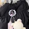 Carabiner Clip for Keys and Small Items Acrylic Pendant for Backpack Handbook Decoration Ita Bag Buckle Accessory