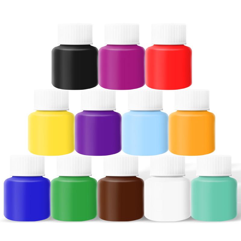 Acrylic Paint Set - 25ml, Waterproof, Plaster & Wall Painting with Children's Colors