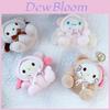 Sanrio Melody Plush Keychain With Pp Cotton Fill Cute Animal Design For Kids And Collectors