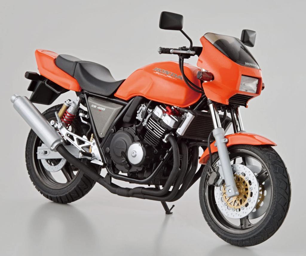 AOSHIMA The Bike Series Honda NC31 CB400 SUPER FOUR Version R 1995 Plastikmodellbau Farbe 1/12 Nr.37