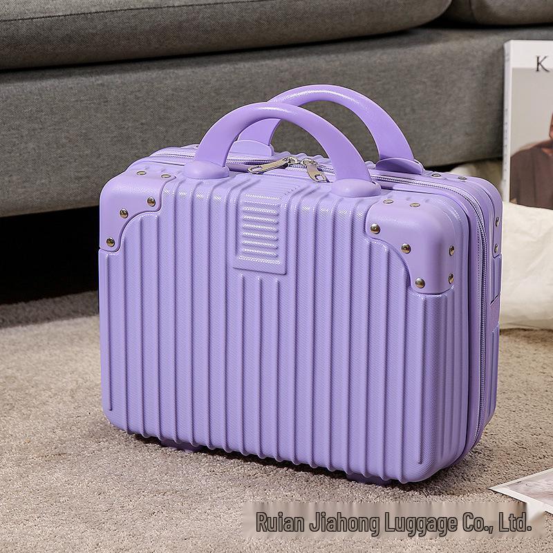 14-Inch Handheld Mini Travel Makeup Case with Password Lock