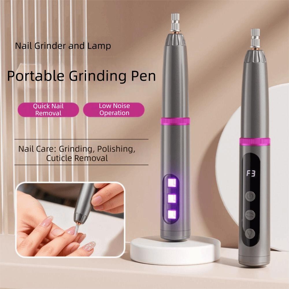 Low Noise Nail Drill Machine Pen-Style Nail Polisher Safe Electric Nail Drill  Home Use