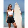 Charmleaks 3" Women 2 in 1 High Waisted Swim Board Shorts UPF 50+ Quick Dry Swim Trunks with Liner