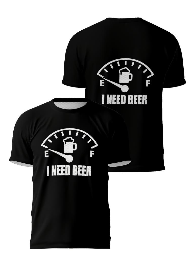 Men's Breathable 3D Print T-Shirt - Summer Casual, Sporty & Stretchy Blend, Machine Washable