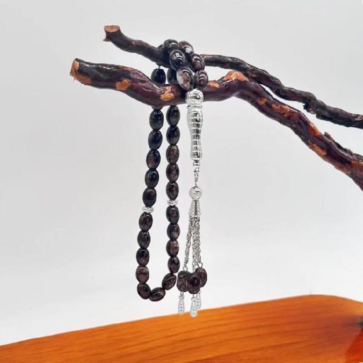 Handmade Glass Bead Rosary Bracelets Cross Pendants Bracelets Catholicism Prayer