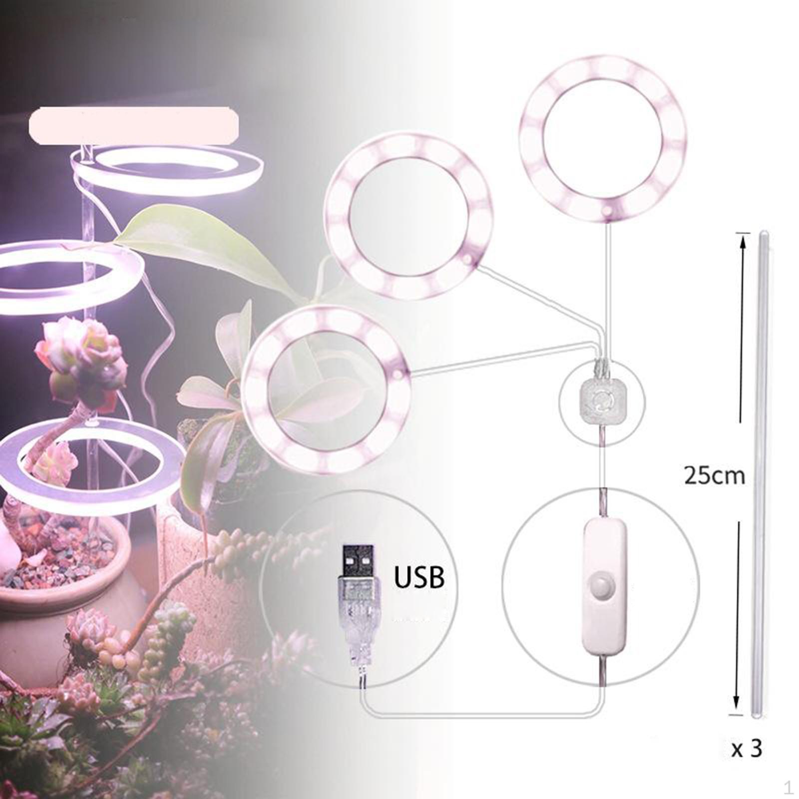 

Light Indoor th Lamp 10 Beads with Acrylic Rod for Desktop s Three Heads White