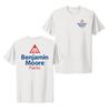 Benjamin Moore Logo Barvy Bílé Malířské Tričko Unisex Tričko