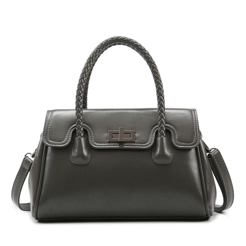 High Quality Solid Color Leather Women Handbags Casual Crossbody Handbag Luxury Shoulder Bags for Women  Designer