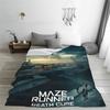 Die Auserwählten – Runner Trials Amerikanischer Film Flugzeug Reise Decken Warme Flanell Überwurfdecke Bettwäsche für Bett Wohnzimmer Reise Zuhause Sofa