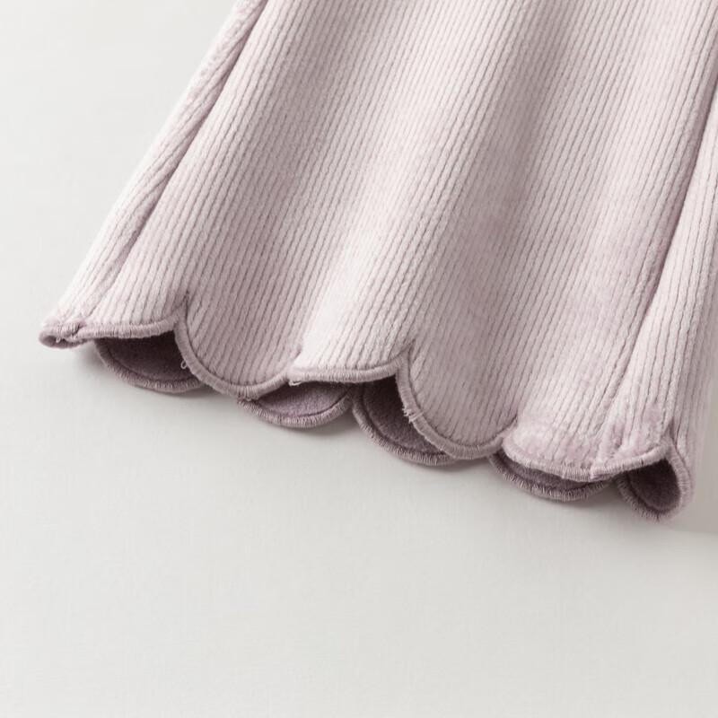 David & Bella Girls' Fleece-Lined Flared Long Pants