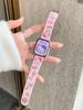 Suitable for Apple s11/10 watch iWatch987SE printed kt leather female Huawei strap Xiaomi 9 Pro