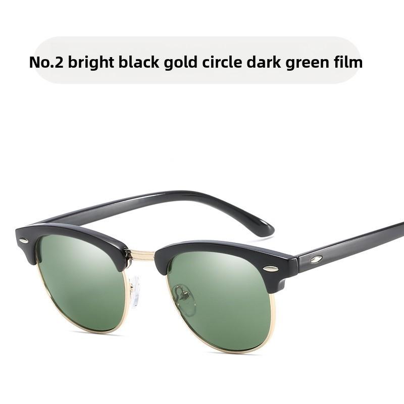 Half Frame Fishing Sunglasses With Polarized Lens For Outdoor Cycling And Men Women