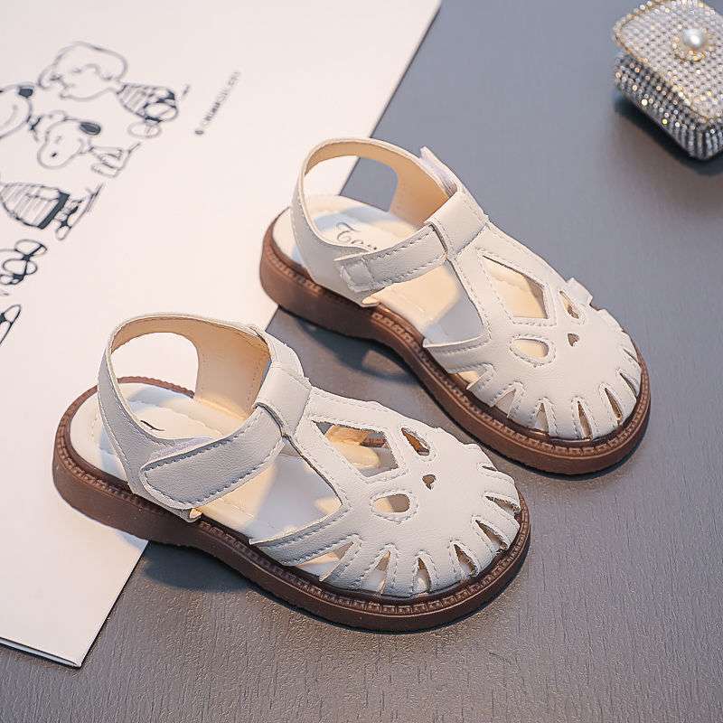 

2025 обувь для девочек сандалии танцы малыш лето мода принцесса маленькая девочка студентка среднего возраста и старше мягкая подошва нескользящая 23 yards inner length 14.5CM.