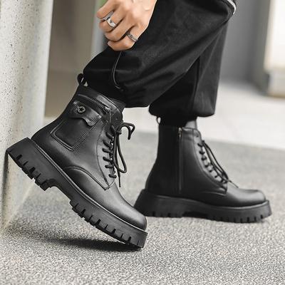 Δερμάτινες Μπότες Martin Ανδρικές Μπότες Ρετρό Μοντέρνες Μπότες Ψηλές Μπότες Martin Ανδρικές Φθινοπωρινές Ανδρικές Κοντές Μπότες Χονδρική