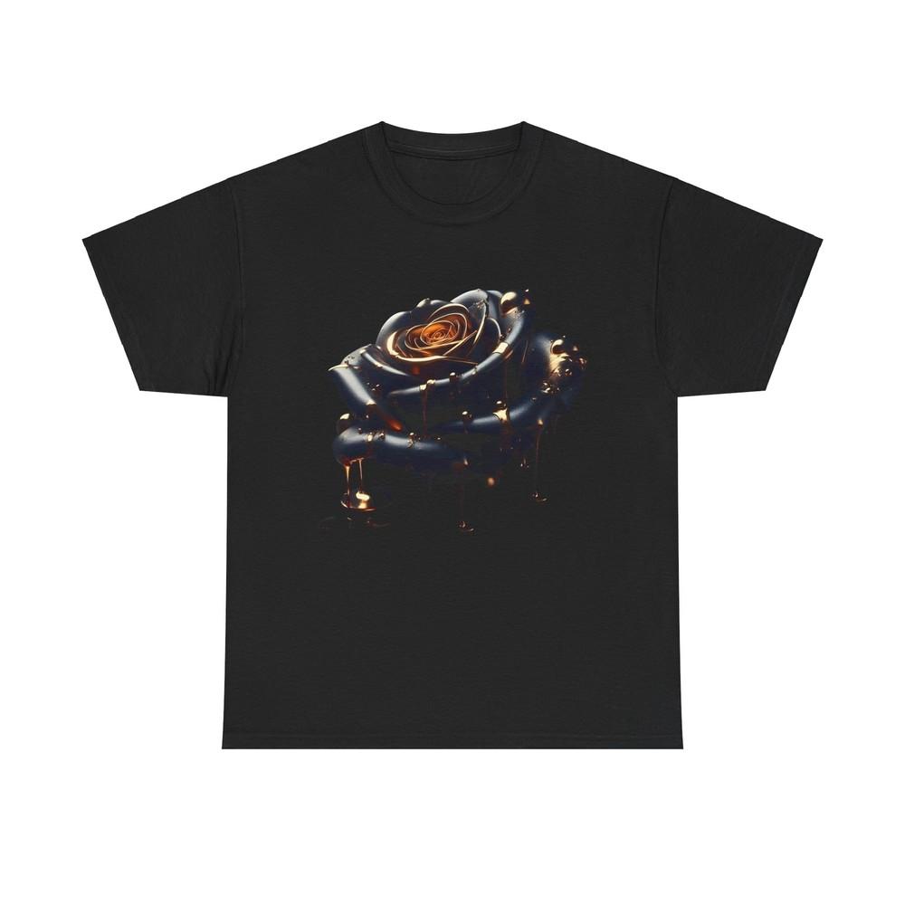 Close-Up Abstract Rose Unisex Cotton Tee T Shirt Graphic