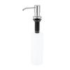 Custom 500ml Kitchen Manual Black Hand Dish Soap Dispenser Stainless Steel for Kitchen Sink Factory in China