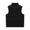 Covernat Embroidered Logo Stand Collar Down Vest Unisex vests CO2504DP11BK