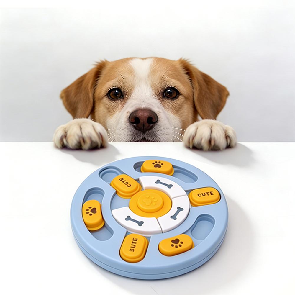 

Anti-Choking Dog Puzzle Slow Feeder - Non-Slip Interactive Training Bowl for Puppy & Small/Medium/Large Dogs