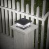 Solar Post Light with Auto On/Off, LED Landscape Lighting for Garden Pathways Fence Patio Posts
