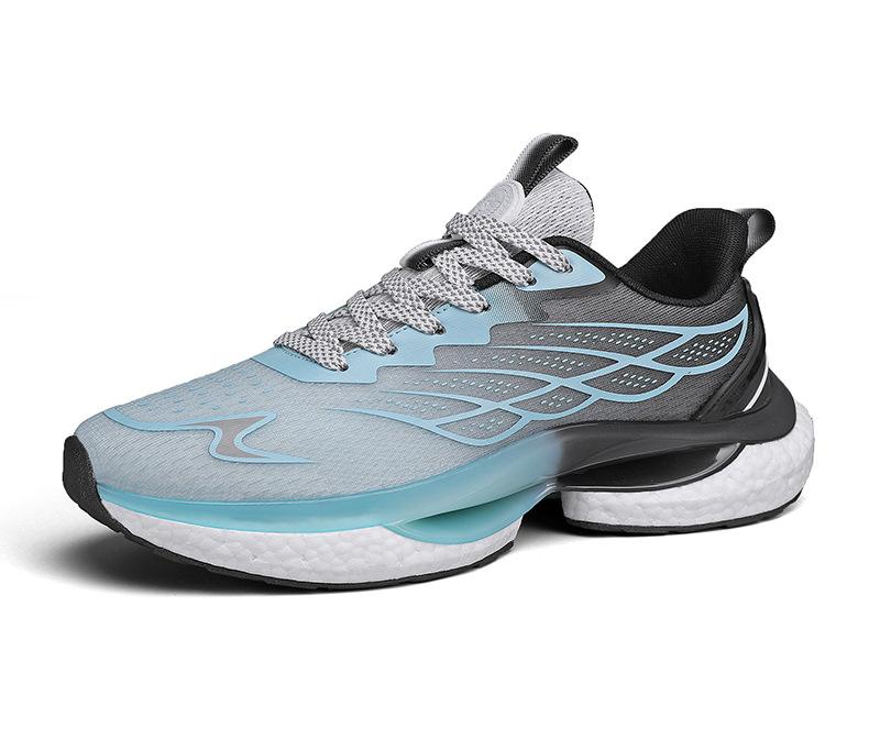 

Пара кроссовок мужских и женских летних дышащих из сетки ледяного шелка, ультралегких спортивных и для отдыха, с подошвой из попкорна, модных 45