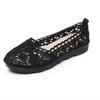 Sommer Damen Ethnischer Stil Atmungsaktive Mesh-Spitzen-Flats - Ideal für die Schwangerschaft