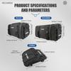 2025 Motorcycle Bag 30-50L Waterproof PVC Outdoor Bag Motorcycle Rear Seat Bag Outdoor Travel Bag