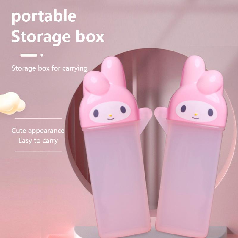 

Kawaii Hello Kitty ящик для хранения тампонов мультяшные товары для жизни портативные пластыри Y2K