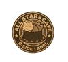 B - SIDE LABEL Serious-faced Cat Sea Urchin Gunkan and Rabbit Tea Bath Coaster NEW