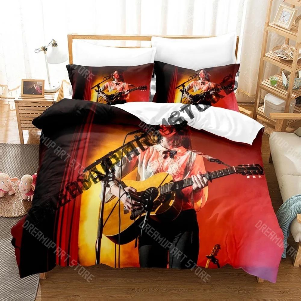 3D Print Gracie Abrams Bedding Set Single Twin Full Queen King Size Bed Set Adult Kid Bedroom Duvetcover Sets Bed Sheet