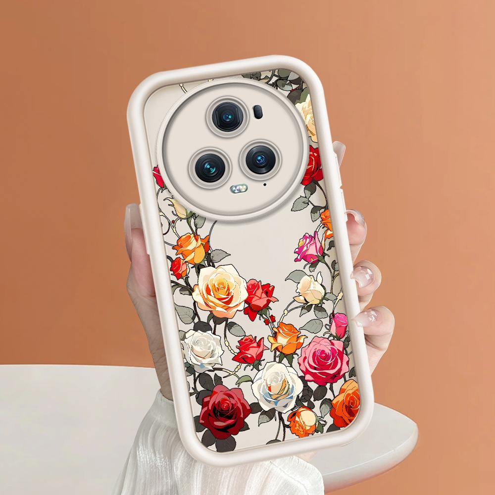 

Мягкий силиконовый квадратный чехол с рисунком лестницы для телефона, полное покрытие, противоударный защитный резиновый чехол для камеры для Huawei Honor Huawei Nova 10 SE белый