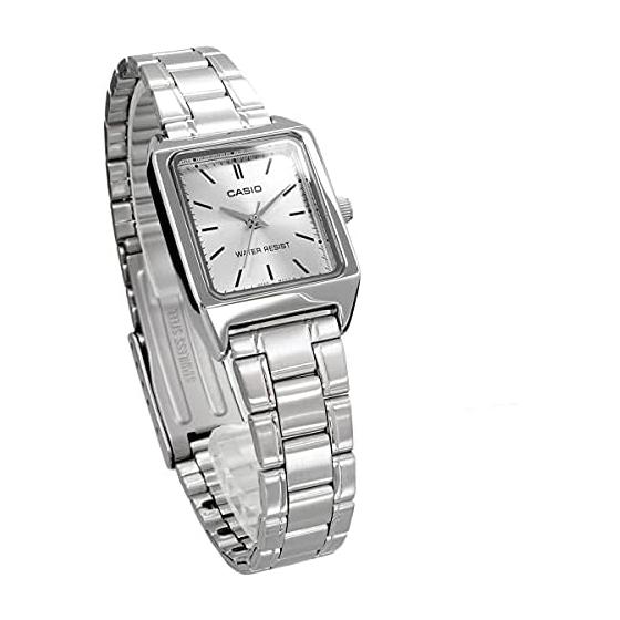 [Casio] CASIO Standard Quartz Ladies Watch LTP-V007D-7E Silver Metal Band Overseas Model [Parallel Import]