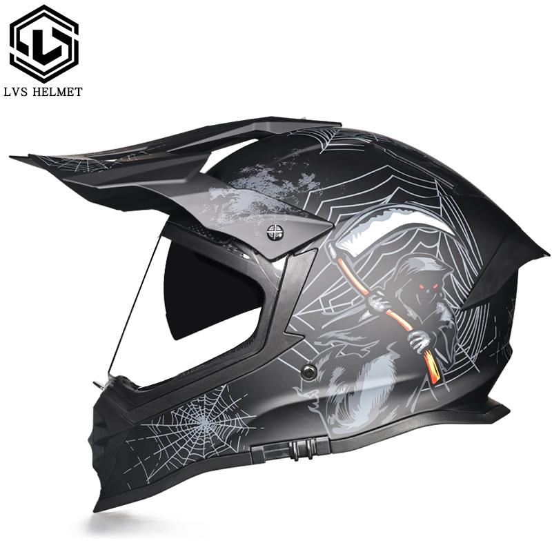 Off-road Motorcycle Helmet, Men's and Women's Dual Mirrors, Four Season Rally, Mountain Bike, Speed Reduction