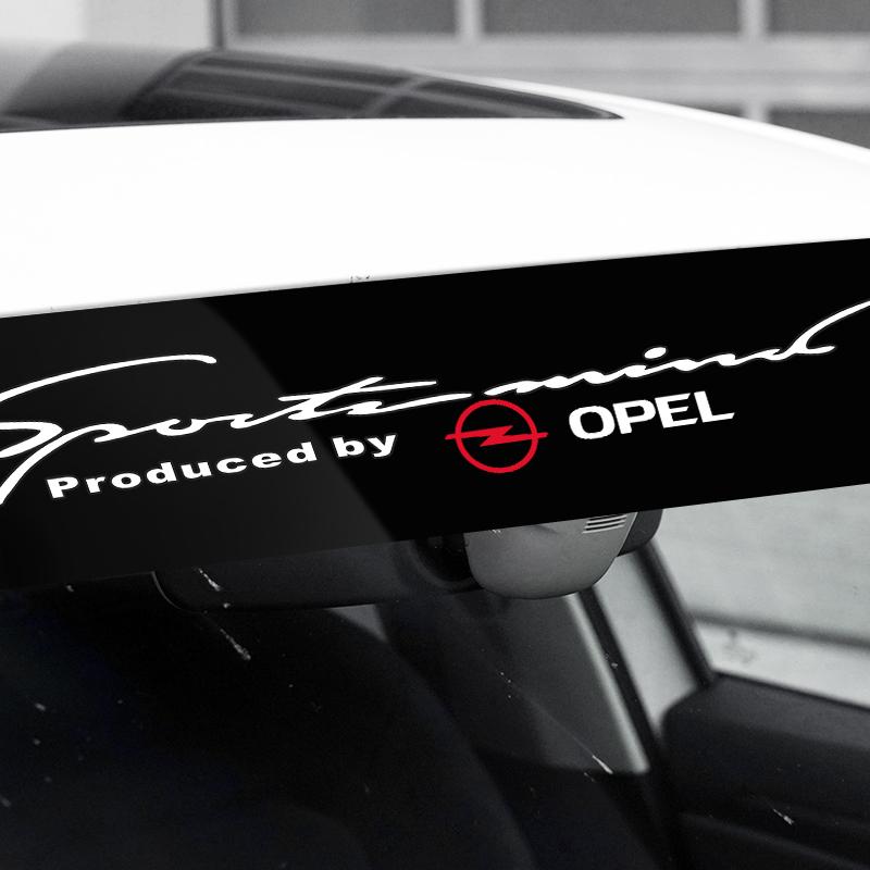 VKXG1 Car Front Windshield Stickers Front and Rear Decorative Decals Sticker For Opel Astra j Insignia Astra g Corsa Zafira Mokka