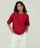 MAGOODGAN Swagver 3579 Overlock Oversized Dark Gray Short Sleeve Tee