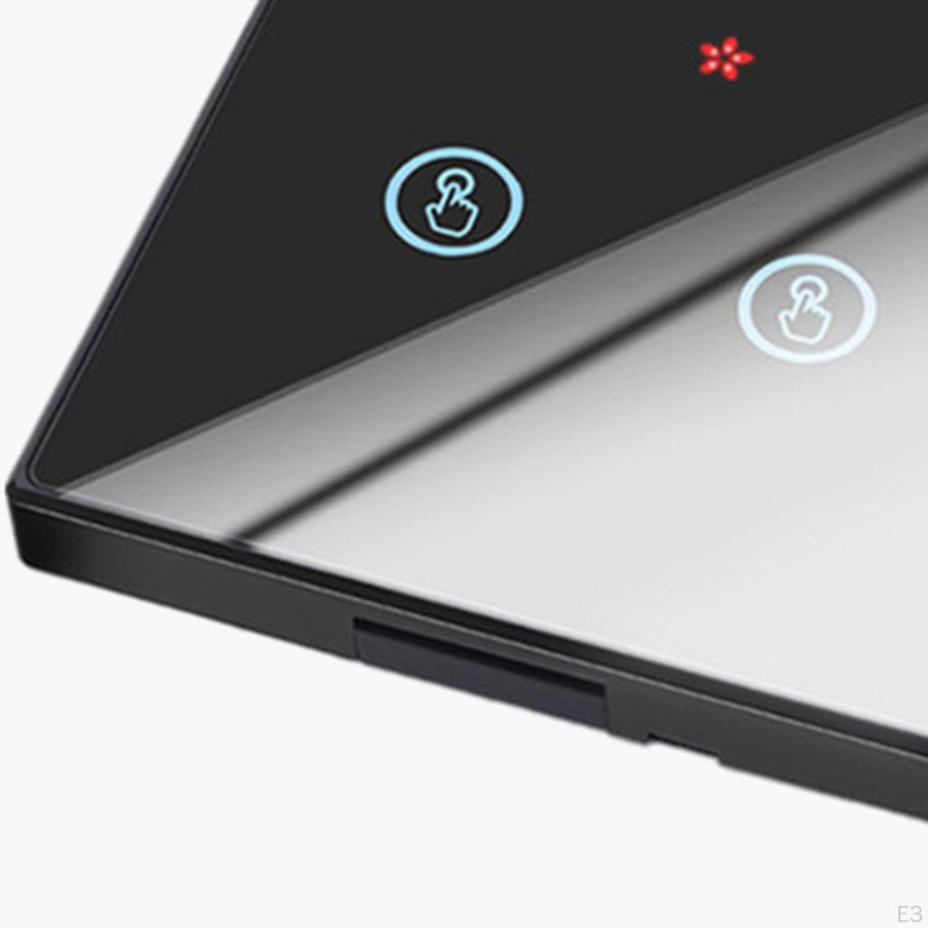 Touch Switch Connection 4 Modes Voice Control Scratch-Resistant Tempered for Home Bedroom Bed