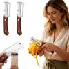 2pc Vegetable Peeler Set Stainless Steel Blades with Ergonomic Plastic Handles Kitchen Tool for Fruit and Vegetable Preparation