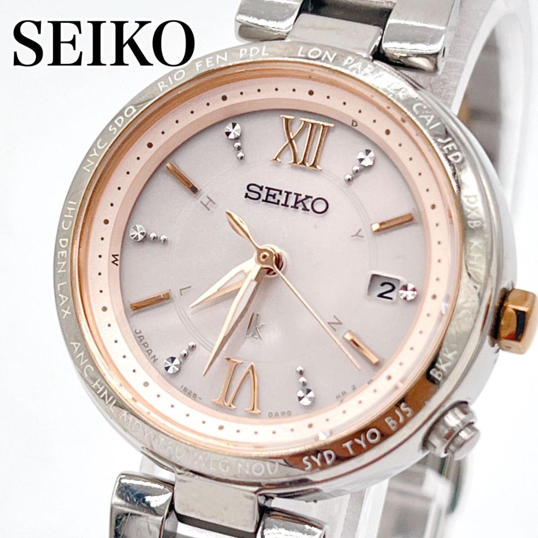 

[USED] SEIKO Lucia Radio-Controlled Solar Watch, Working, SSQV014 1B25-0AJ0