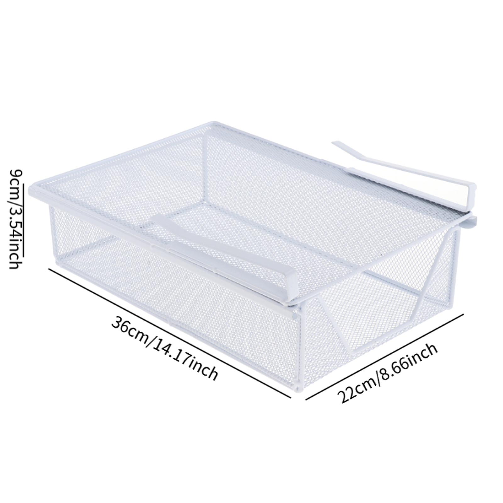 Подвесная выдвижная корзина-ящик для экономии места органайзер для нижнего белья под стол корзина для хранения для шкафа прачечной 22250₽