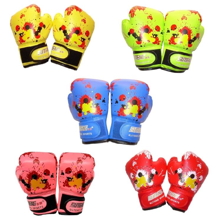 Kids Boxing Gloves Professional Children Boxing Gloves Hand Protector Breathable Children Fighting Gloves for Boys Girl