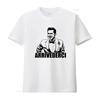 Stylish Arrivederci T Shirt for Men Classic Design with Elegant Suit Print vintage Washed fashion Casual Top For Everyday Wear