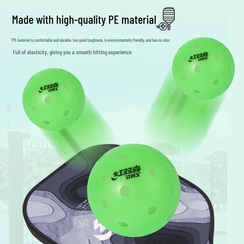 Double Happiness 40-Hole Outdoor Pickleball